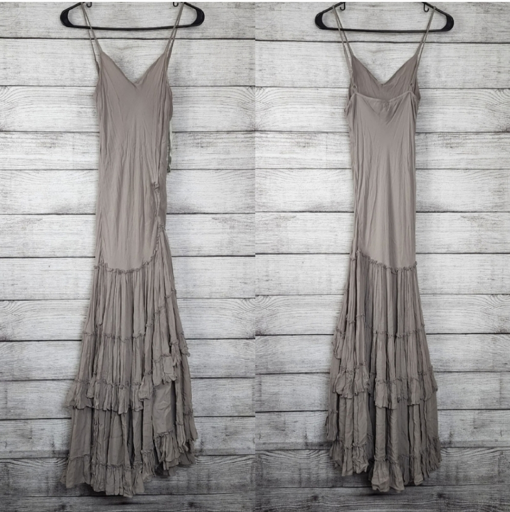 Free People Boho Ruffle Maxi Dress - Picture 4 of 8
